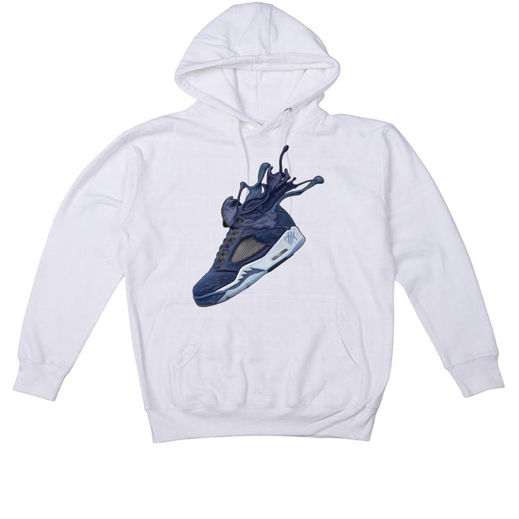 Air Jordan 5 “Georgetown” | illcurrency White T-Shirt product image 3