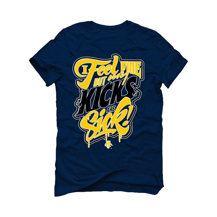 Nike Dunk Low “Michigan” | illcurrency Navy Blue T-Shirt product image 2