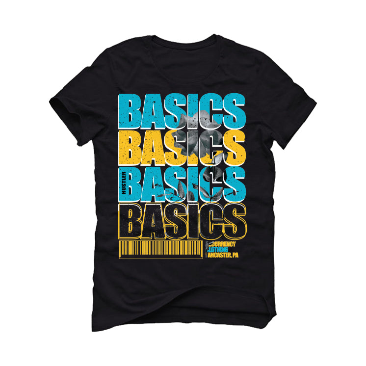 Air Jordan 5 “Aqua” Black T-Shirt (BASICS) product image 2