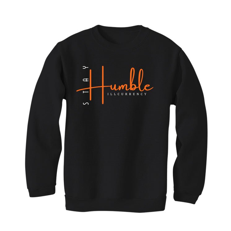 Air Jordan 12 “Brilliant Orange” | illcurrency Black T-Shirt (Stay Humble)