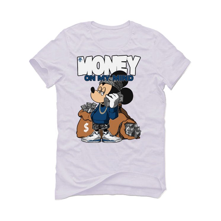 AIR JORDAN 3 “WHITE NAVY”| ILLCURRENCY T-Shirt (money on my product image 2
