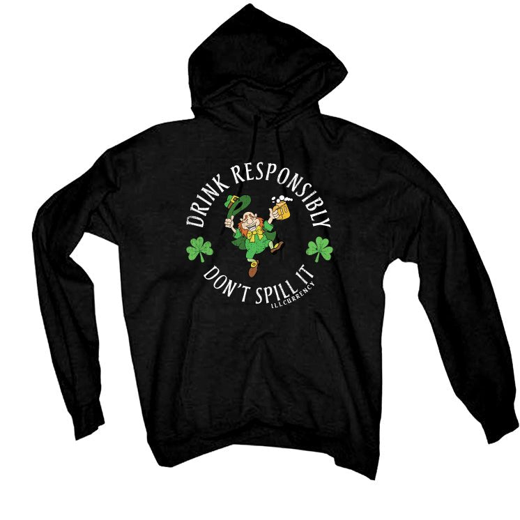 St. Pattys Collection Black T-Shirt (Drink Responsibly) product image 3