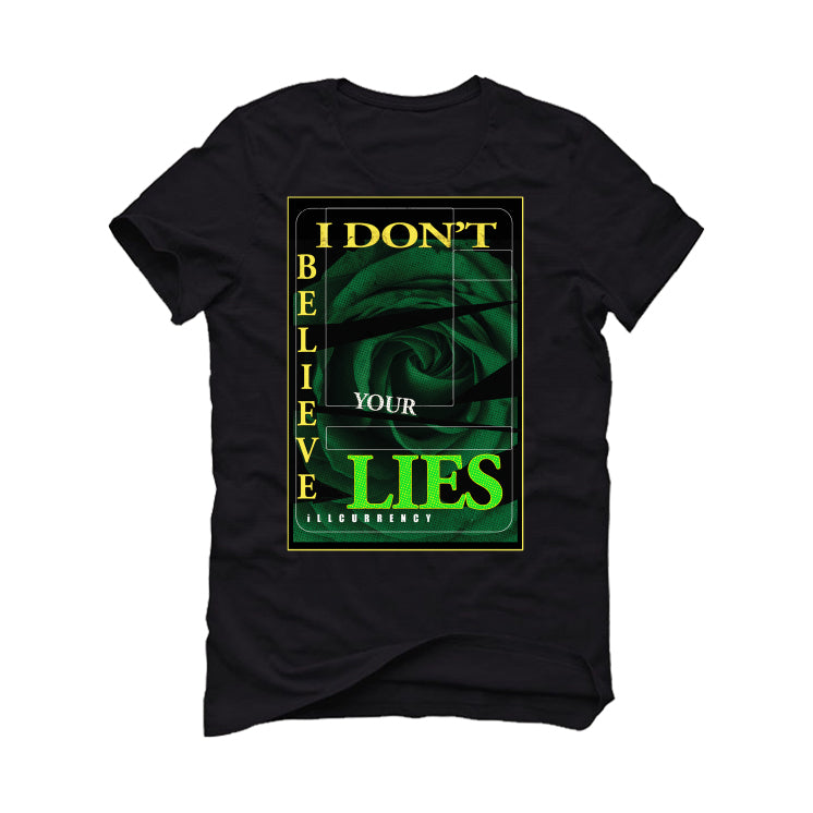 Nike Dunk Low “Reverse Brazil” Black T-Shirt (I DON'T BELIEVE YOUR LIES)