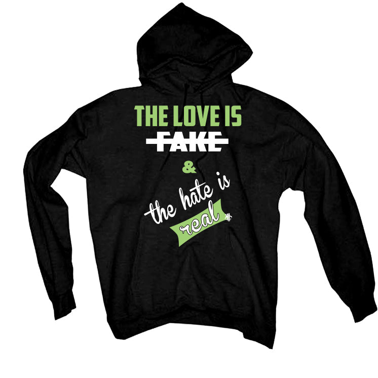 Air Jordan 5 Green Bean Black T-Shirt (Love is Fake) product image 3