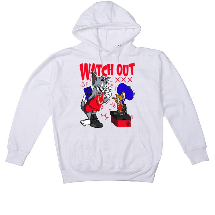 Air Jordan 8 “Playoffs” | illcurrency White T-Shirt (watch product image 3