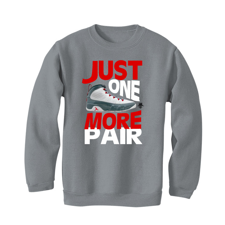Air Jordan 9 “Fire Red” Grey T-Shirt (JUST ONE MORE PAIR)