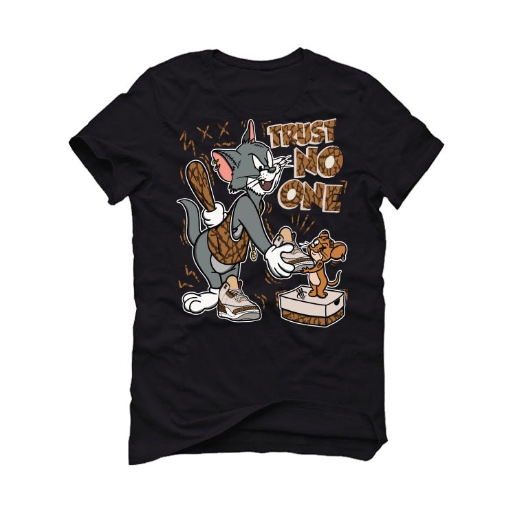 Air Jordan 3 "Palomino" | illcurrency Black T-Shirt (TRUST product image 2