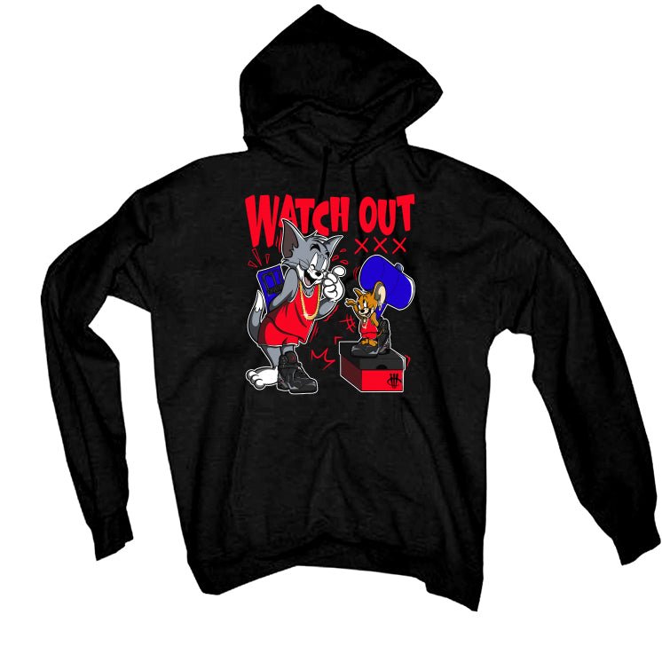 Air Jordan 8 “Playoffs” | illcurrency Black T-Shirt (watch product image 3