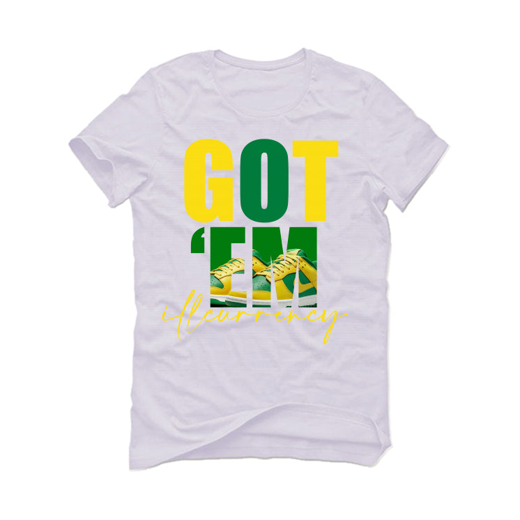 Nike Dunk Low “Reverse Brazil” White T-Shirt (Got Em) product image 2