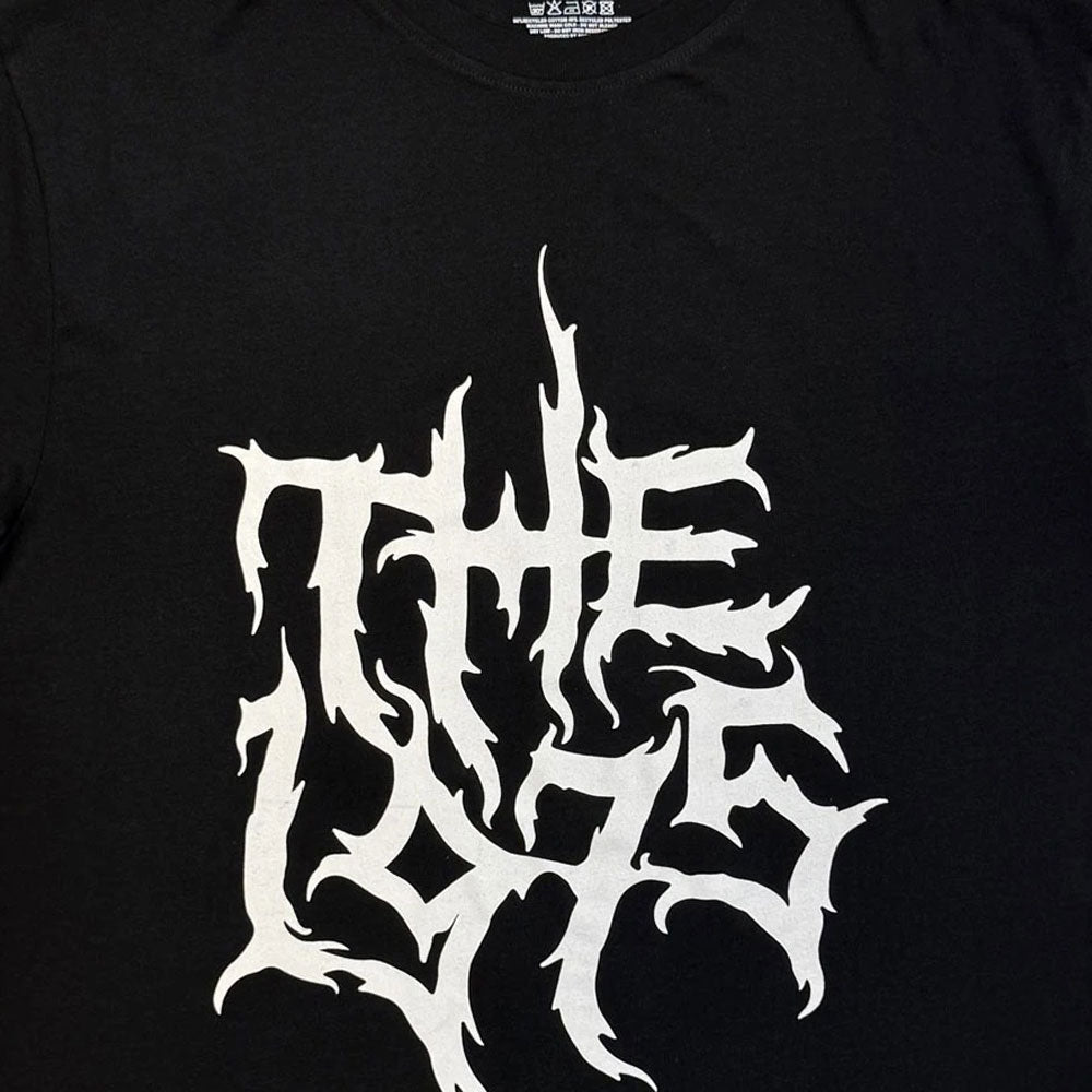 The 1975 Metal Band Logo Mono T Shirt product image 2