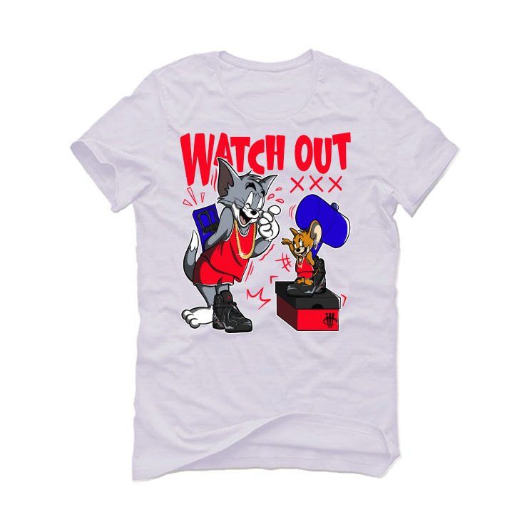Air Jordan 8 “Playoffs” | illcurrency White T-Shirt (watch product image 2