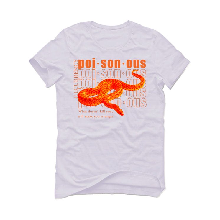 Air Jordan 12 Brilliant Orange - White T-Shirt (POISONOUS)