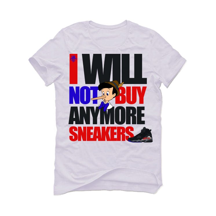 Air Jordan 8 “Playoffs” | illcurrency White T-Shirt (I WILL product image 2