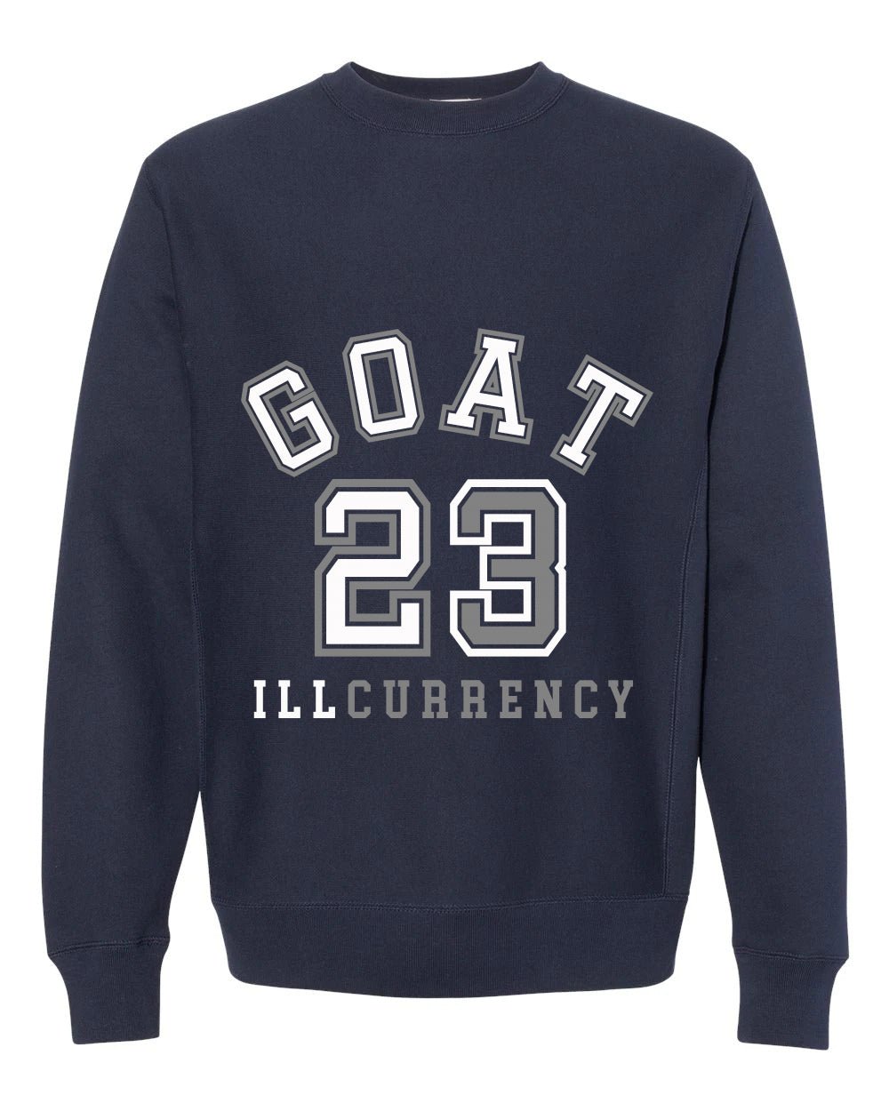 Air Jordan 5 “Georgetown” | illcurrency Navy Blue T-Shirt product image 4