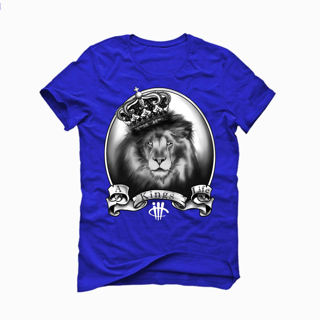 Air Jordan 1 Royal Reimagined | Illcurrency Blue T-Shirt product image 2
