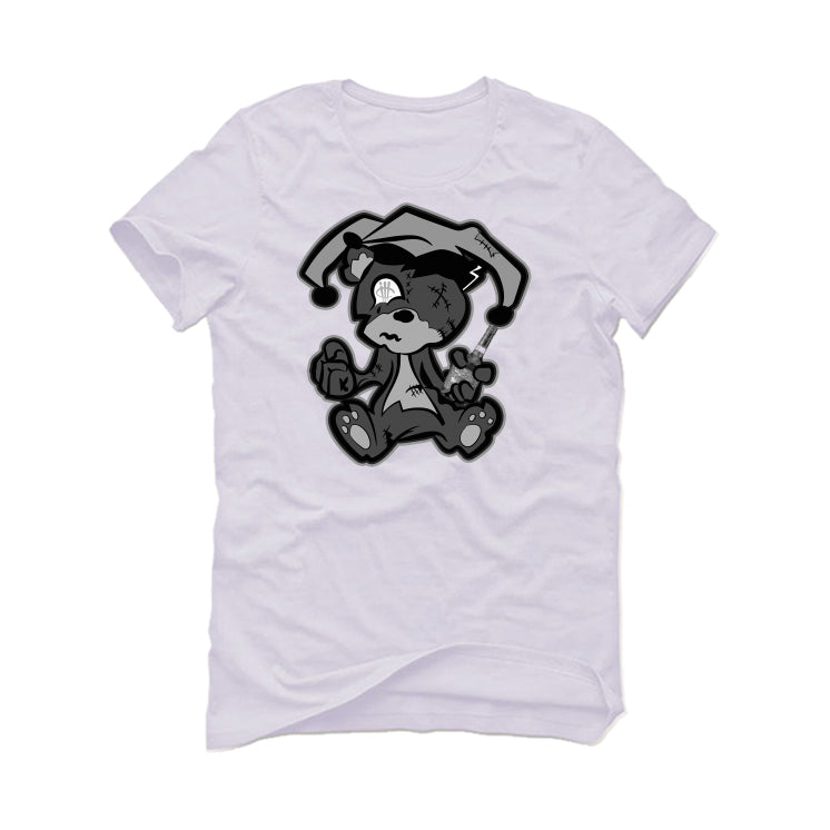 Air Jordan 1 KO Greyscale White T-Shirt (TEDDY) product image 2