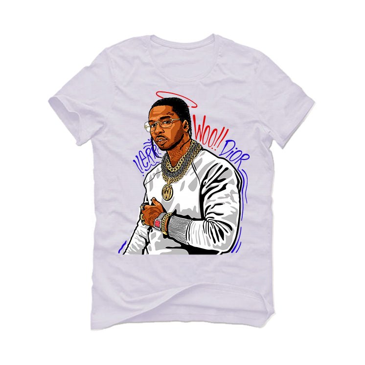 Air Jordan 8 “Playoffs” | illcurrency White T-Shirt (THE product image 2