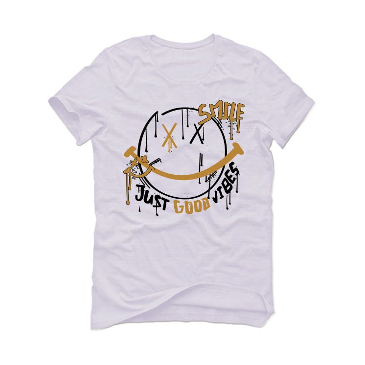 Air Jordan 13 “Wheat” | illcurrency White T-Shirt (Smile) product image 2