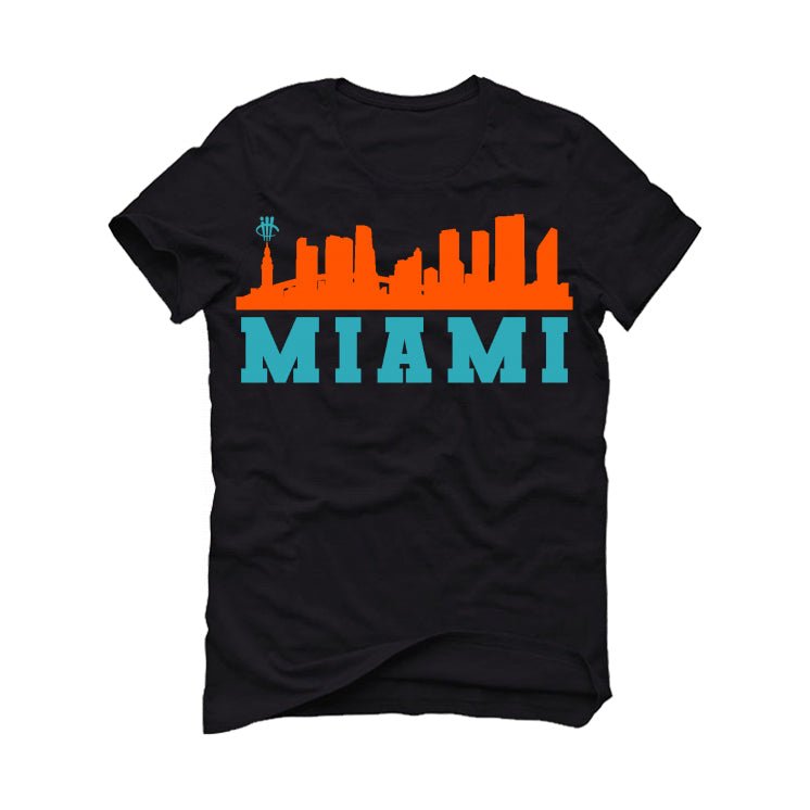 Nike Dunk Low “Miami Dolphins” | illcurrency Black T-Shirt product image 2
