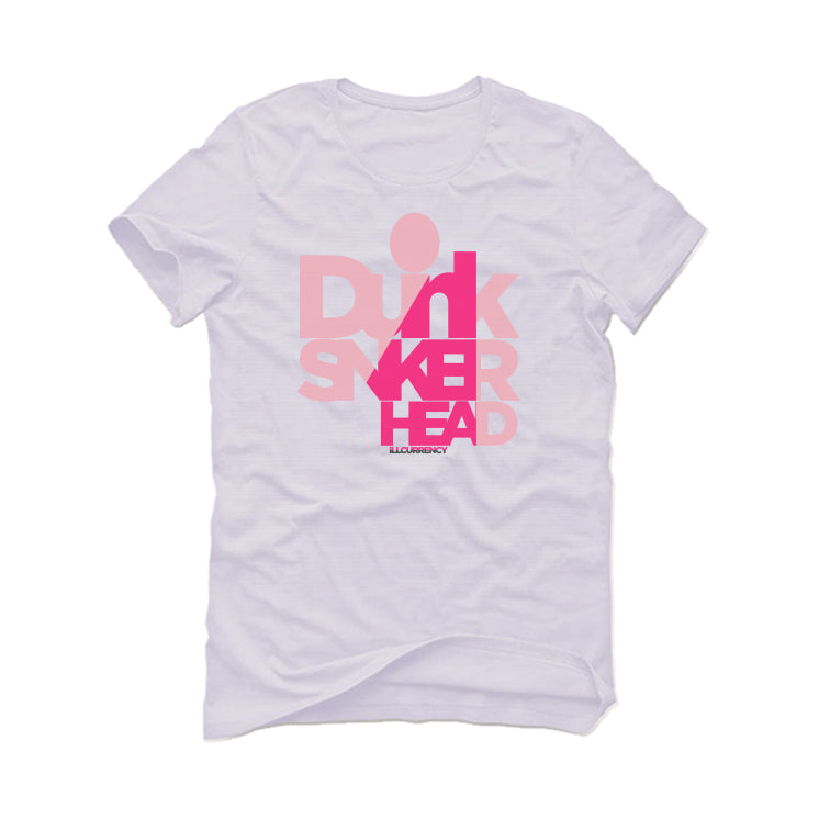 Nike Dunk Low Triple Pink | ILLCURRENCY White T-Shirt product image 2