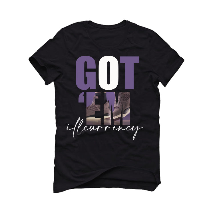 A Ma Maniere x Air Jordan 4 SP "Violet Ore" Black T-Shirt product image 2