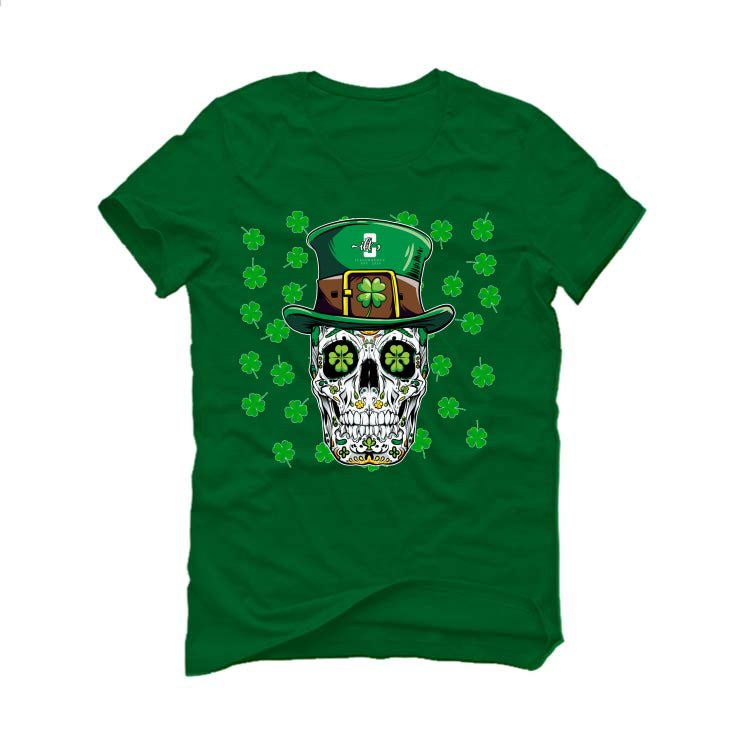 St. Pattys Collection Pine Green T-Shirt (St cool skeleton) product image 2