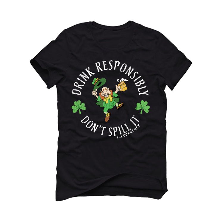 St. Pattys Collection Black T-Shirt (Drink Responsibly) product image 2