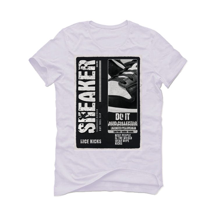 Nike Dunk Low "Panda" | ILLCURRENCY White T-Shirt (SNEAKERS product image 2