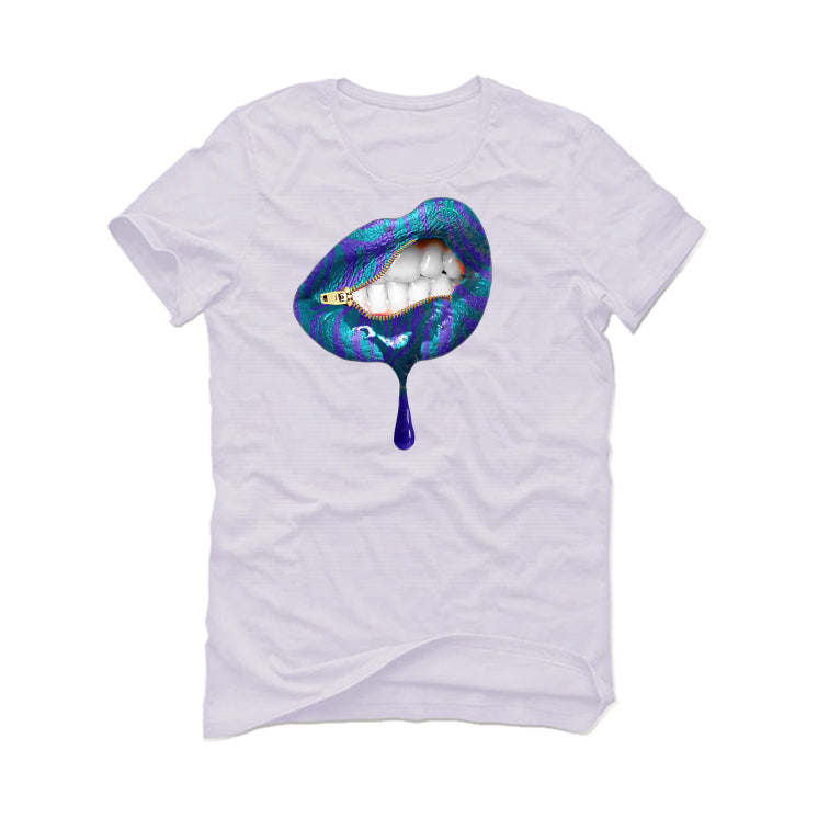 Air Jordan 1 Mid Black Grape | ILLCURRENCY White T-Shirt product image 2