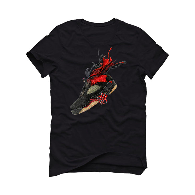 Air Jordan 5 GORE-TEX Black T-Shirt (SPLASH) product image 2