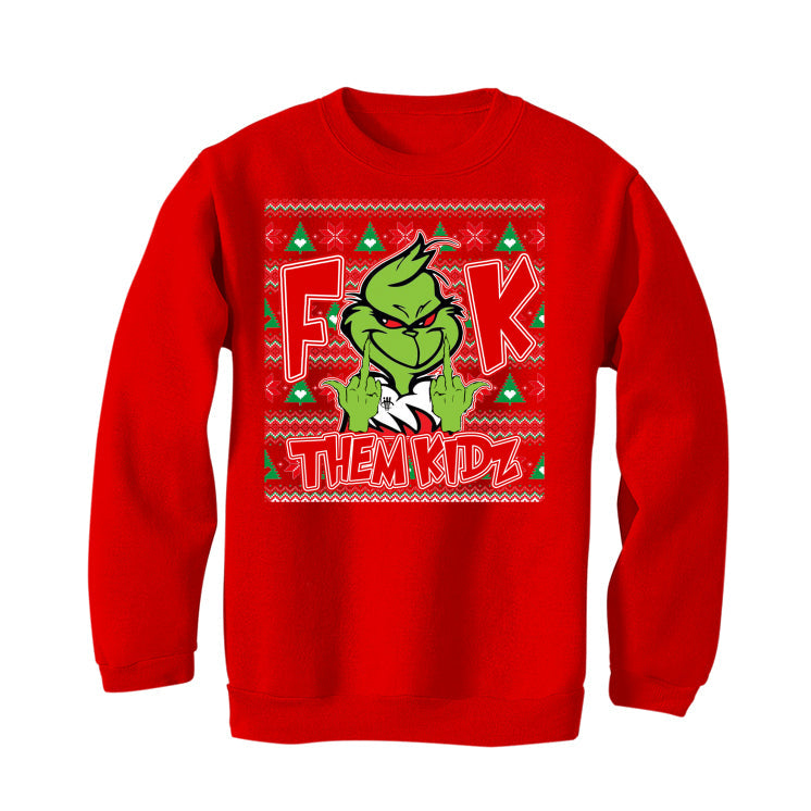 CHRISTMAS UGLY SWEATERS Red T-Shirt (Fck Them Kidz) product image 4
