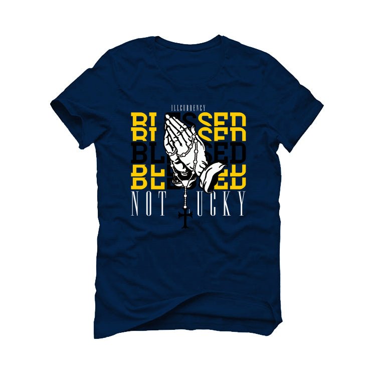Nike Dunk Low “Michigan” | illcurrency Navy Blue T-Shirt product image 2