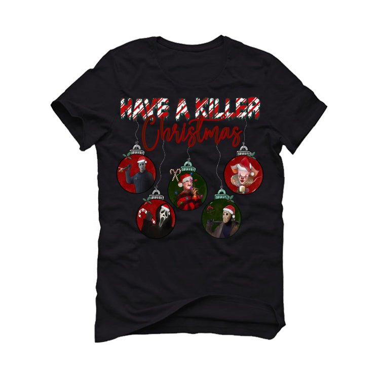 CHRISTMAS UGLY SWEATERS Black T-Shirt (killer product image 2