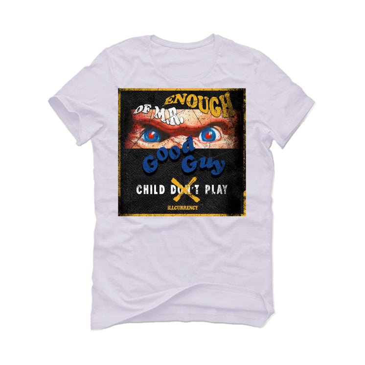 AIR JORDAN 14 LANEY |ILLCURRENCY White T-Shirt (ENOUGH OF product image 2