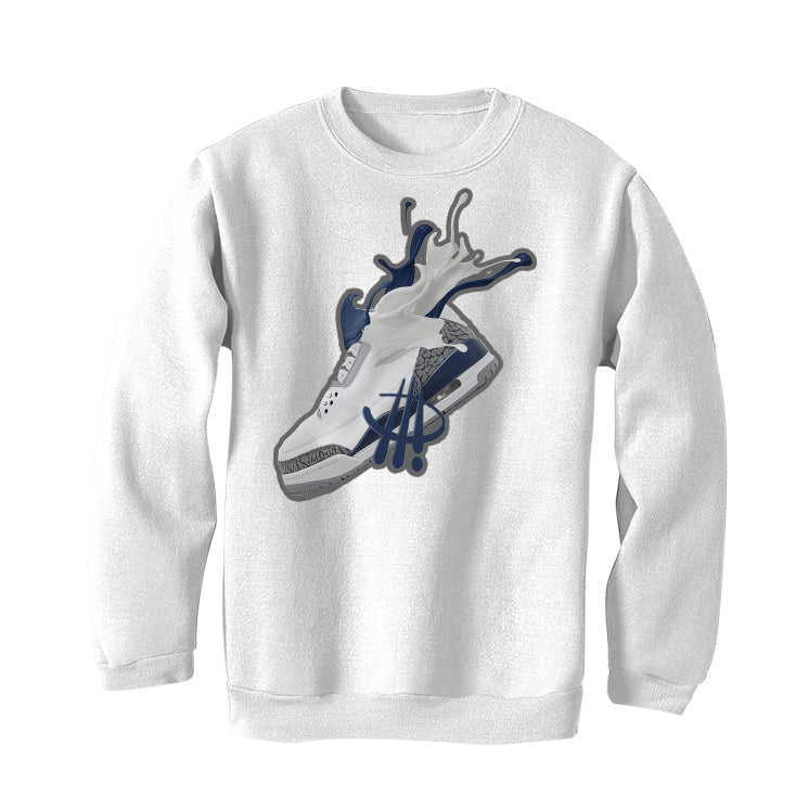 AIR JORDAN 3 “WHITE NAVY”| ILLCURRENCY T-Shirt (SPLASH 3) product image 4