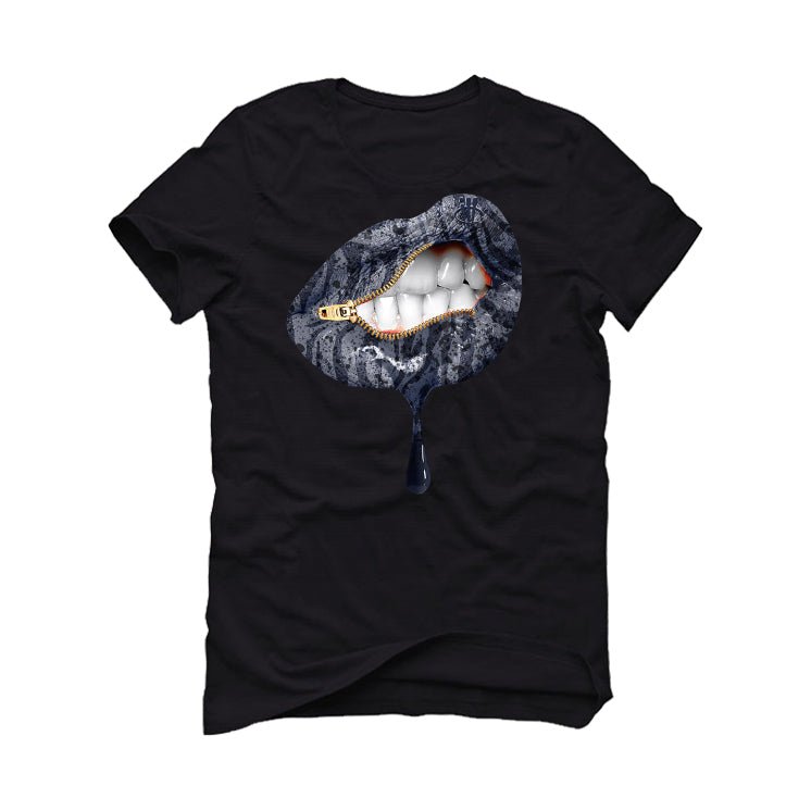 AIR JORDAN 3 “WHITE NAVY”| ILLCURRENCY Black T-Shirt (LIPS product image 2