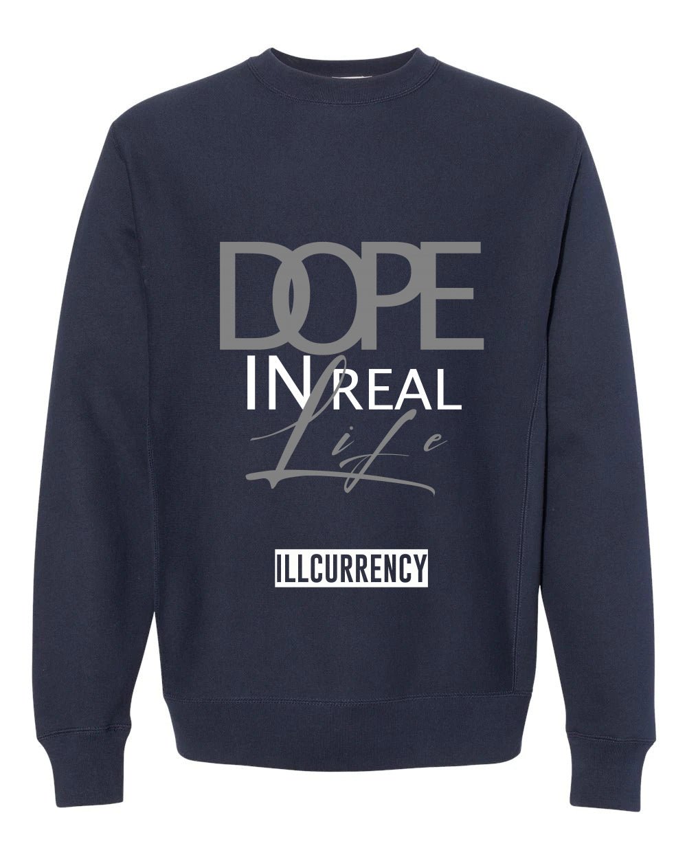 AIR JORDAN 3 “WHITE NAVY”| ILLCURRENCY Blue T-Shirt (DOPE) product image 4