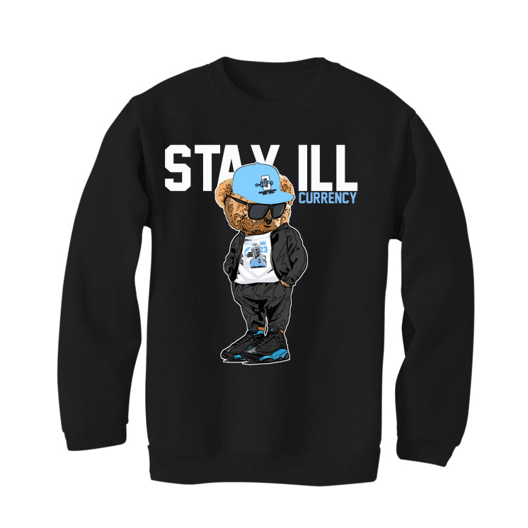 Air Jordan 13 “Black UNC” Black T-Shirt (Stay ill Bear)