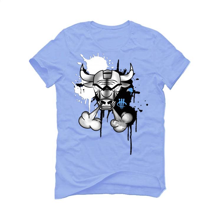Air Jordan 1 "UNC Toe" Carolina Blue T-Shirt (Iron Bull)