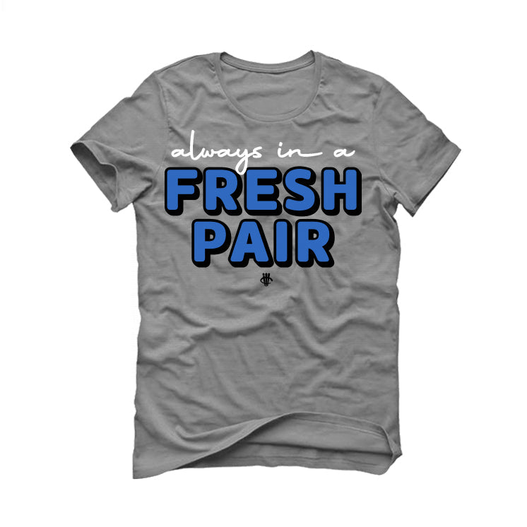 Air Jordan 1 High OG “True Blue” Grey T-Shirt (Fresh Pair)