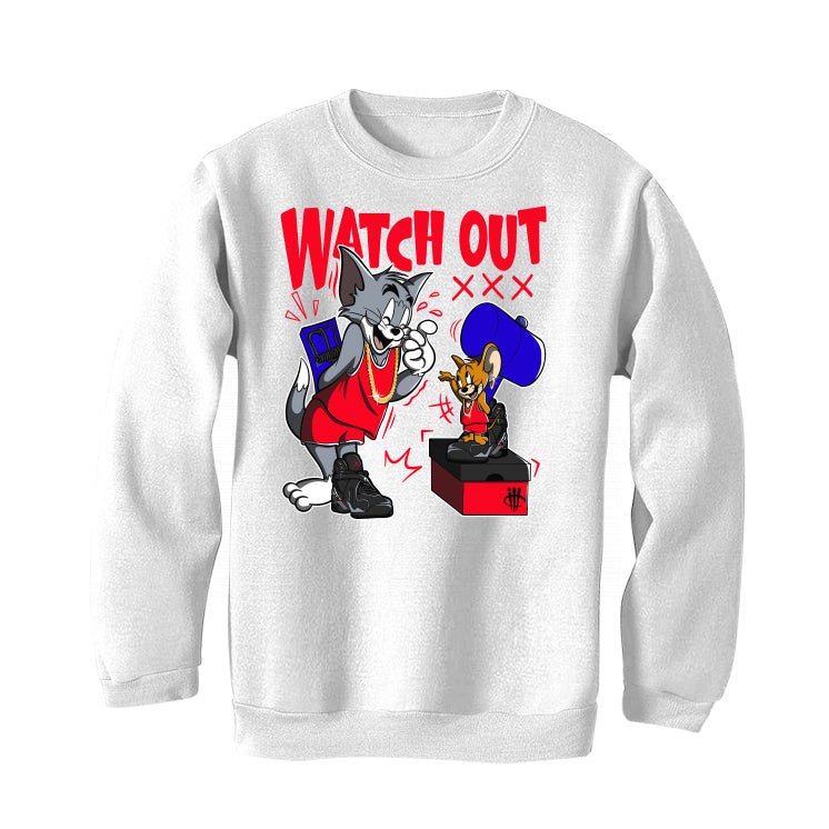 Air Jordan 8 “Playoffs” | illcurrency White T-Shirt (watch product image 4