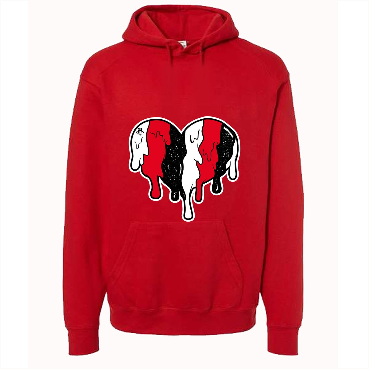 Air Jordan 8 “Playoffs” | illcurrency Red T-Shirt (Heart) product image 3