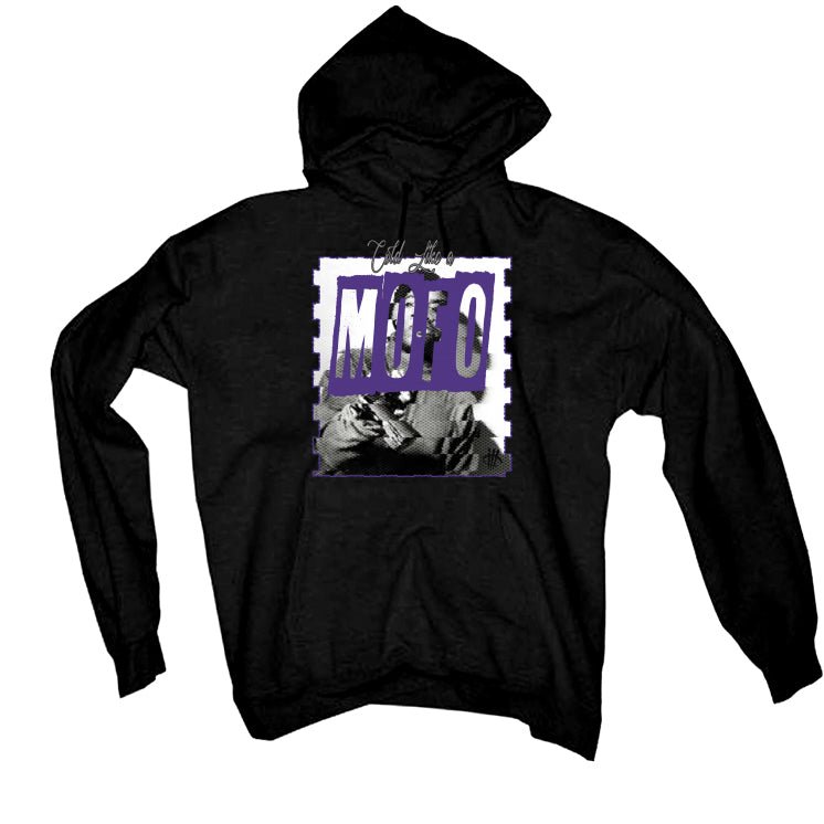 Air Jordan 12 Field Purple - Black T-Shirt (Cold Like)