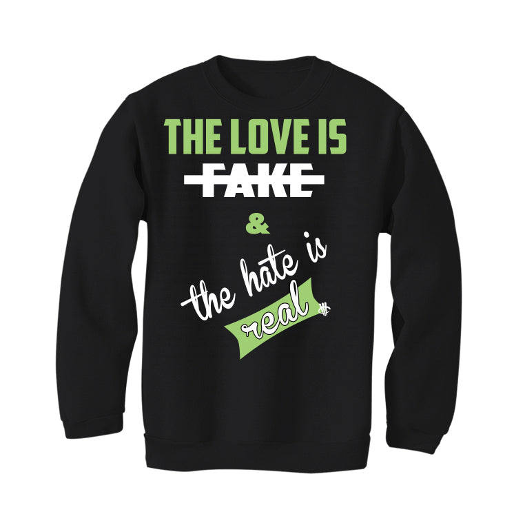 Air Jordan 5 Green Bean Black T-Shirt (Love is Fake) product image 4