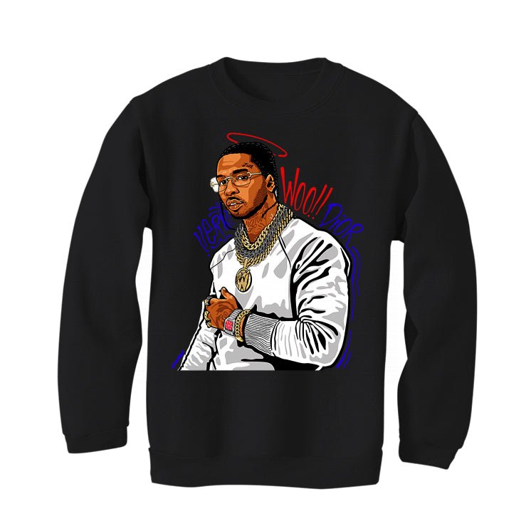 Air Jordan 8 “Playoffs” | illcurrency Black T-Shirt (THE product image 4