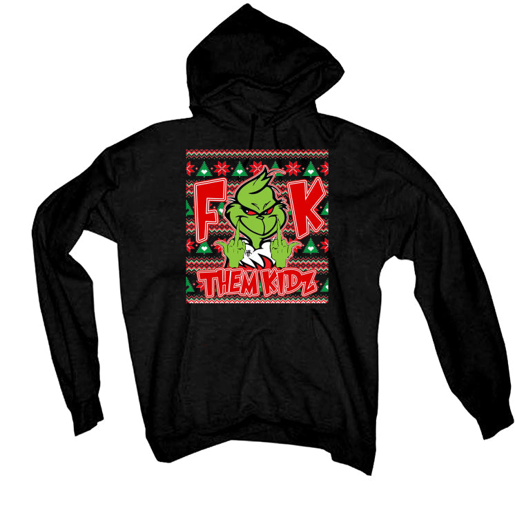 CHRISTMAS UGLY SWEATERS Black T-Shirt (Fck Them Kidz) product image 3