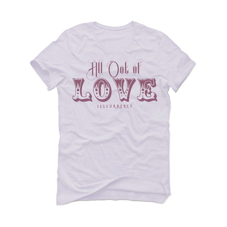 Air Jordan 1 High OG Mauve | ILLCURRENCY White T-Shirt (All product image 2