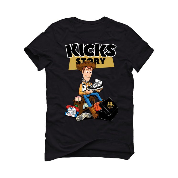 Air Jordan 11 Gratitude | ILLCURRENCY Black T-Shirt (toys) product image 2