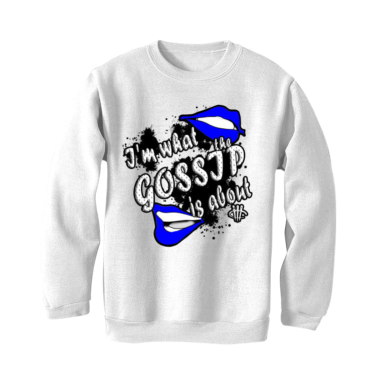 Air Jordan 12 WMNS “Hyper Royal” White T-Shirt (Gossip)
