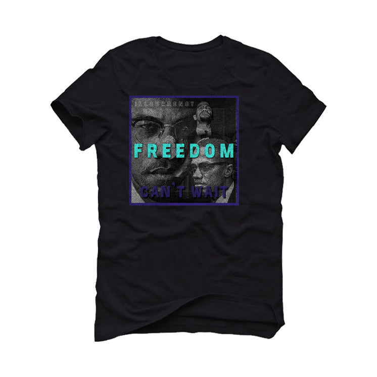 Air Jordan 1 Mid Black Grape | ILLCURRENCY T-Shirt (FREEDOM) product image 2